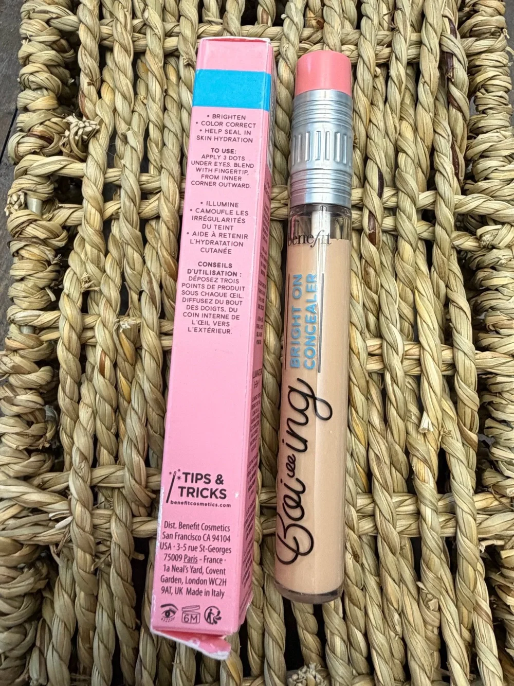 Benefit Boi-ing Bright On Concealer Ginger 1K01 5mL NIB